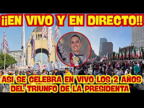 ¡EN VIVO desde el Monumento a la Revolución! Así se vive la Celebración de Claudia Sheinbaum. thumbnail