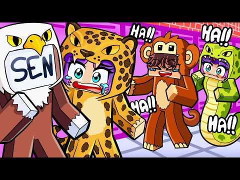 SEN LIA’NIN HAYVAN OKULUNDAKİ İLK GÜNÜNE KATILDIN! - Minecraft thumbnail