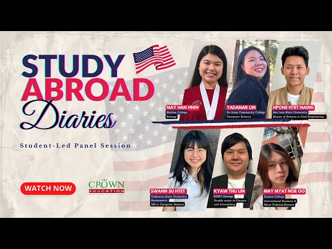CROWN Education's Study Abroad Diaries: USA Student-Led Panel Session thumbnail
