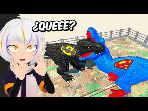 DINOSAURIOS SUPERHERORES EPICA BATALLA | ChuyMine REACCIONA a Animal Revolt Battle Simulator thumbnail