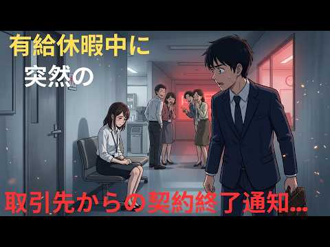 【アニメ】有給休暇中に突然の Restroom取引先から紅絲了通知... thumbnail