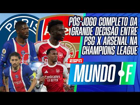 PSG CAMPEÃO: PÓS-JOGO DO TÍTULO EM CIMA DO ARSENAL NA CHAMPIONS LEAGUE | MUNDO F AO VIVO thumbnail