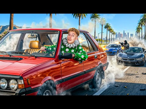 30 OPRAWCÓW vs 1 DRIVEMISTRZ w POLONEZIE - GTA V MANHUNT 🪩 thumbnail