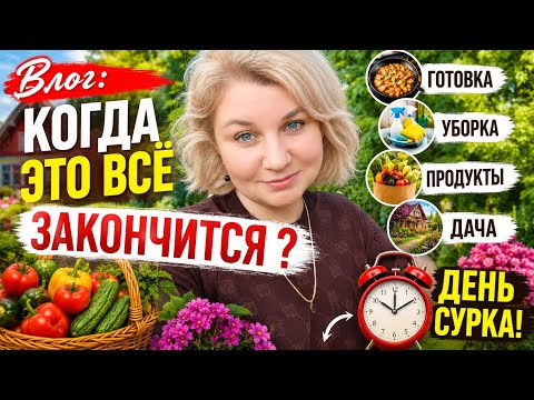 Влог: когда это всё закончится, готовка, уборка, продукты, дача, день сурка! thumbnail