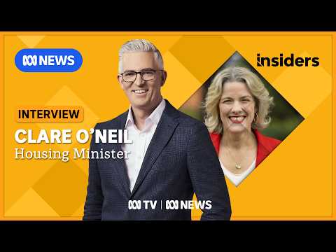 Clare O'Neil on housing supply and tax changes | Insiders | ABC NEWS thumbnail