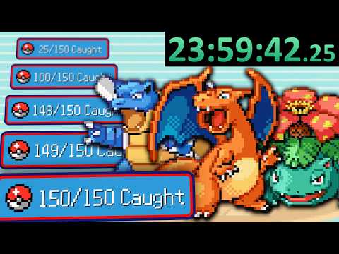 I Caught All 150 Original Pokemon in one Sitting... it was a mistake thumbnail