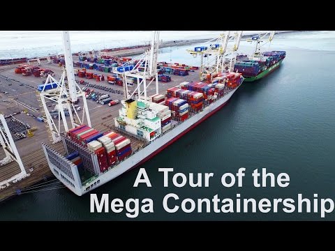 Tour of the Mega Container Ship | Life at Sea | Mariner's Vlog #3 thumbnail