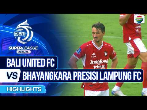 Bali United FC VS Bhayangkara Presisi Lampung FC - Highlights | BRI Super League 2025/26 thumbnail