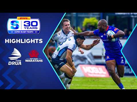 HIGHLIGHTS | Fijian Drua vs Waratahs | Super Rugby Pacific Round 14 | Sky Sport NZ thumbnail