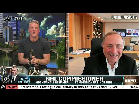 NHL Commissioner Gary Bettman on the NHL Playoffs and the future of the league | The Pat McAfee Show thumbnail