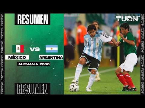 México vs Argentina 2006: El Partido que Rompió el Corazón del Tri | TUDN thumbnail