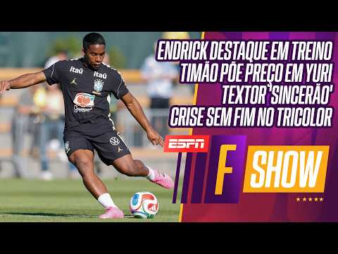 ENDRICK TITULAR? | TIMÃO PÕE PREÇO EM YURI | DANILO NO PALMEIRAS? | CRISE NO SÃO PAULO | F SHOW thumbnail