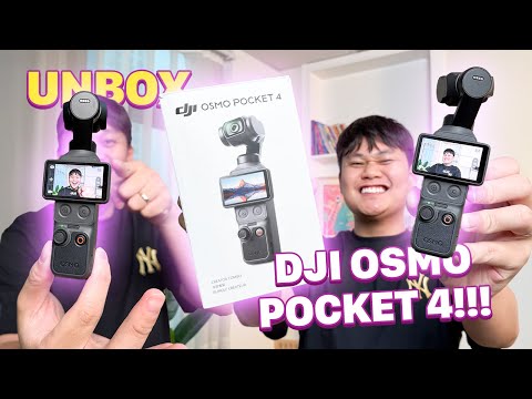UNBOX DJI OSMO POCKET 4: QUÁ NHIỀU NGƯỜI CHỜ ĐỢI MÒN MỎI:)) thumbnail