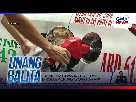 Ilang tsuper, natuwa sa big-time oil price rollback ngayong araw | Unang Hirit thumbnail