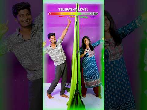 Telepathy challenge 🥳😍 #harishhatricks #comedy #harishjoshi #couples thumbnail
