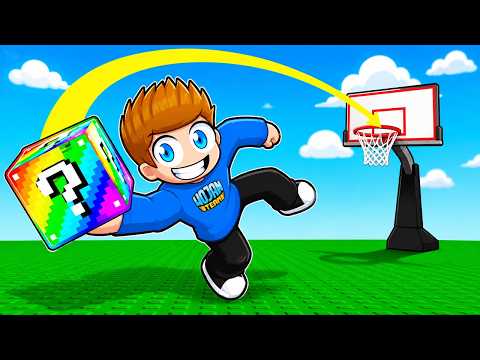 RZUCAM DO KOSZA LUCKY BLOCKAMI ABY ZDOBYĆ BRAINROTY w Roblox! thumbnail