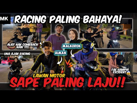 MALKODOK JATUH MOTOR UNA MENANGIS ‼️ thumbnail