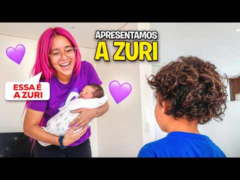 CONTAMOS PARA O DAVI QUEM ELE VAI TER UMA IRMÃ *apresentamos a Zuri thumbnail