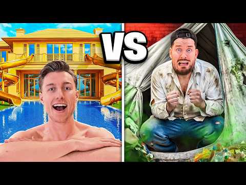 1 TAG ARM vs REICH leben! 😱 (Paulberger Villa) thumbnail