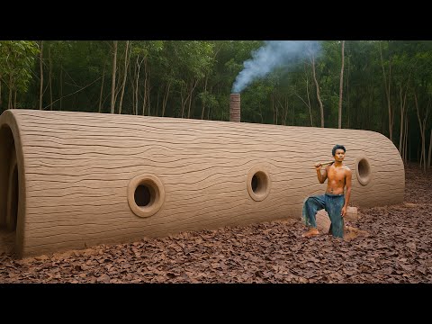 Building The Most Amazing Treehouse in the Rainforest by Ancient Skills thumbnail