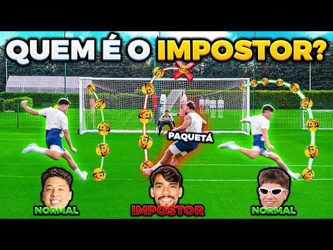 IMPOSSÍVEL DESCOBRIR QUEM CHUTOU PRA ERRAR!! Ft. LUCAS PAQUETÁ 😱 DESAFIO DO IMPOSTOR  thumbnail