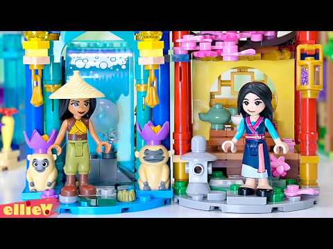 Tiny display nooks for Mulan & Raya  🪷🌸 Custom Disney Princess LEGO build thumbnail