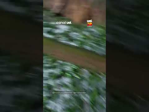 Chuva de granizo cobre ruas e assusta moradores no Espírito Santo thumbnail