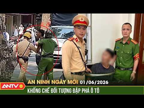 Khống chế đối tượng mang bồ cào đập phá ô tô trên phố | An ninh ngày mới ngày 1/6 | ANTV thumbnail