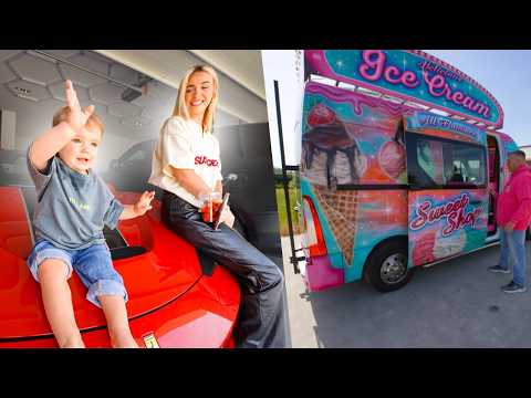 DE IJSCOMAN KOMT VOOR HET EERST AAN HUIS!☀️🍦 thumbnail