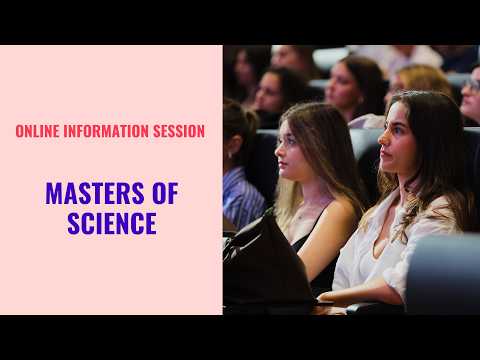 Online information session - Msc programs | February 2026 thumbnail