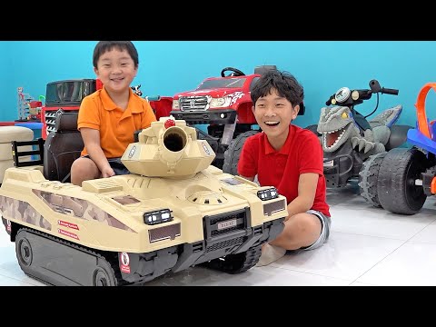 Tank Toy for Kids Power Wheels Assembly with Truck Game Play thumbnail
