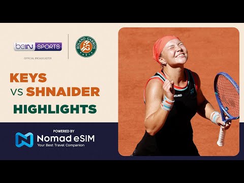Madison Keys vs Diana Shnaider | Roland-Garros 2026 | Match Highlights thumbnail