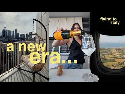 VLOG: new balcony furniture (egg chair!!!), celebrations + flying to italy!!! thumbnail
