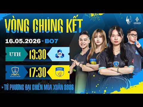 🔴 TRỰC TIẾP: HCMUT vs UTH | NTTU vs HUTECH | VÒNG CHUNG KẾT 16/05 | TỨ PHƯƠNG ĐẠI CHIẾN S26 thumbnail
