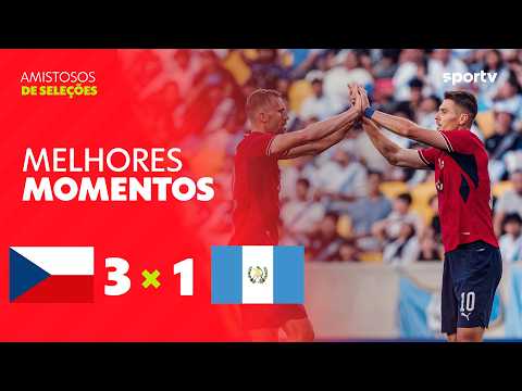 REPÚBLICA TCHECA 3 X 1 GUATEMALA | MELHORES MOMENTOS | AMISTOSO INTERNACIONAL 2026 | sportv thumbnail