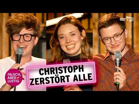 Christoph Fritz lüftet Geheimnis | falsch, aber lustig | Hinnerk Köhn, Victoria Abelmann-Brockmann thumbnail