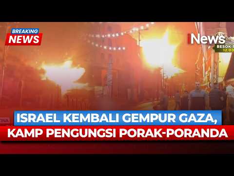 Militer Israel Serang Kamp Pengungsi Gaza, Bangunan Hancur dan Puing Berserakan! | iNews Terkini thumbnail