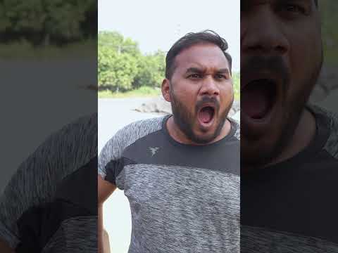 #charging  car ah 😱 | MY VILLAGE SHOW | #comedy thumbnail