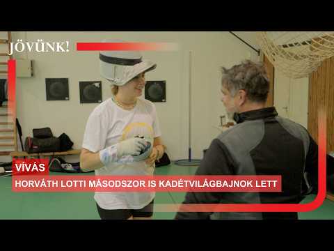 Horváth Lotti másodszor is kadétvilágbajnok lett ⚔️ VÍVÁS thumbnail