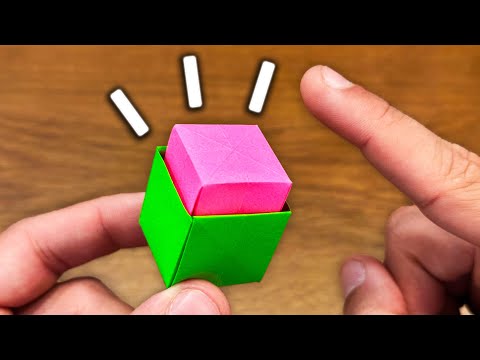 How To Make a Paper Pop-It Antistress Toy - Fun & Easy Origami thumbnail