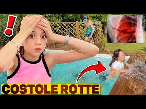 SPINTA: 😱 FIGLIODIEGO SPINGE IN PISCINA MAMMAGIULIA E SI ROMPE LE COSTOLE IN PISCINA... thumbnail
