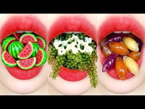 ASMR EMOJI FOOD EATING SOUND MUKBANG thumbnail