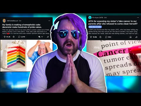🌈HOMOPHOBIC CAKE MAKER and FAKE CANCER😱😱| r/AmiTheA**hole thumbnail