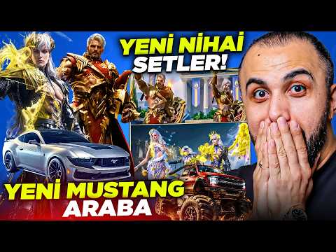 YENİ NİHAİ SETLER VE SİLAHLAR! 😱 YENİ FORD MUSTANG ARABA EFSANE | PUBG Mobile thumbnail