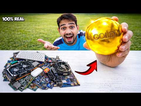 Gold Recovery From Computer Parts 😱 | कबाड़ से निकालो असली सोना🤑 thumbnail