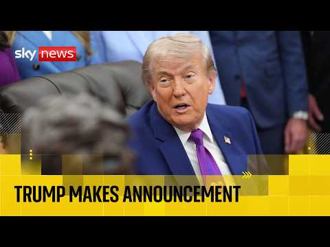 Trump makes announcement in the Oval Office thumbnail