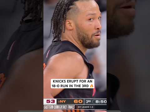 The Knicks have turned it up in the 3rd qtr of Game 2 thumbnail