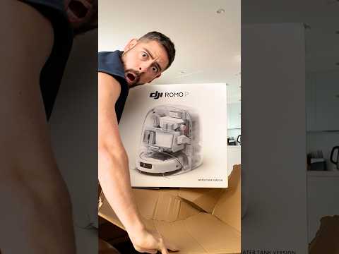 Unboxing DJI ROMO Robot Vacuum @r@romo_globaldji #ad thumbnail