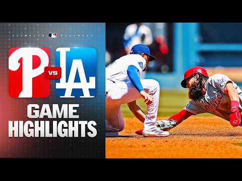 Phillies vs. Dodgers Game Highlights (5/31/26) | MLB Highlights thumbnail