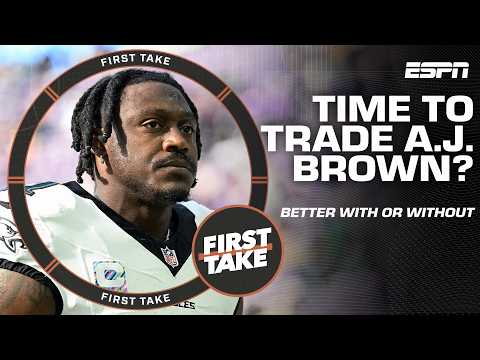 Is it the right move for the Eagles to trade A.J. Brown? | First Take thumbnail